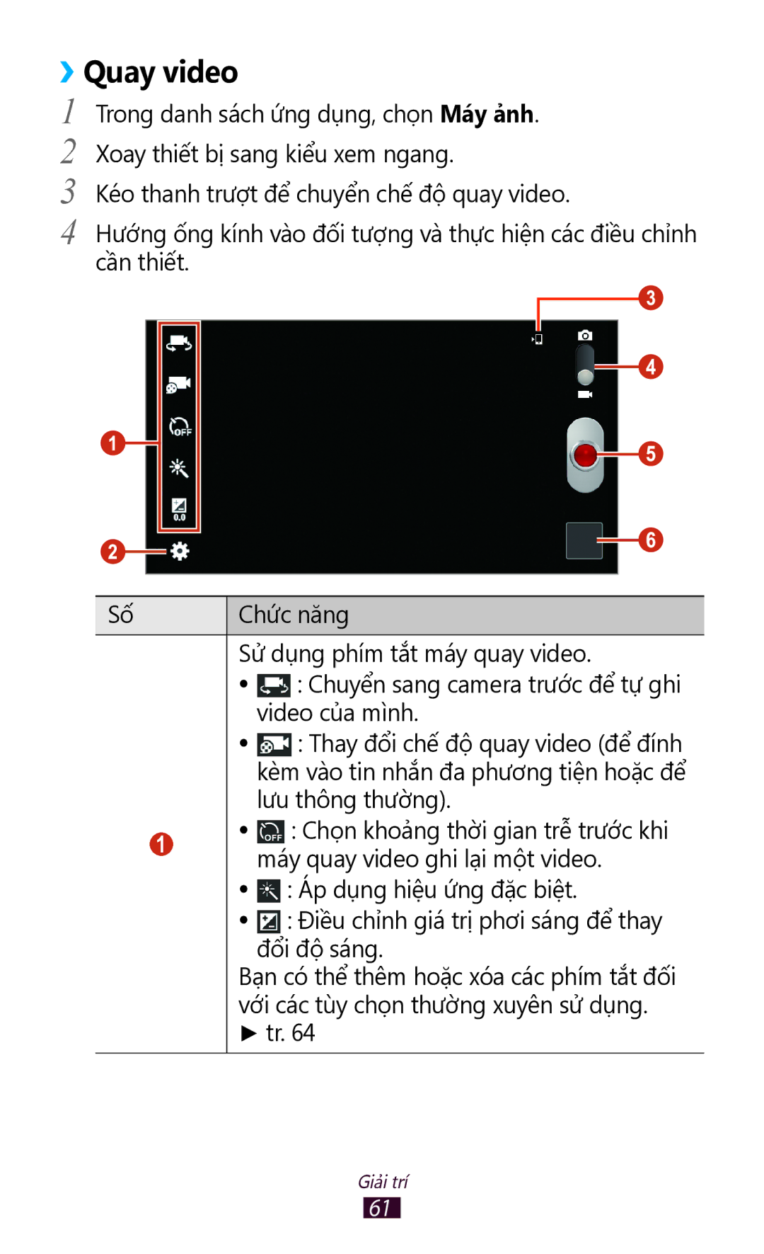 Samsung GT-P3110TSAXXV manual ››Quay video 