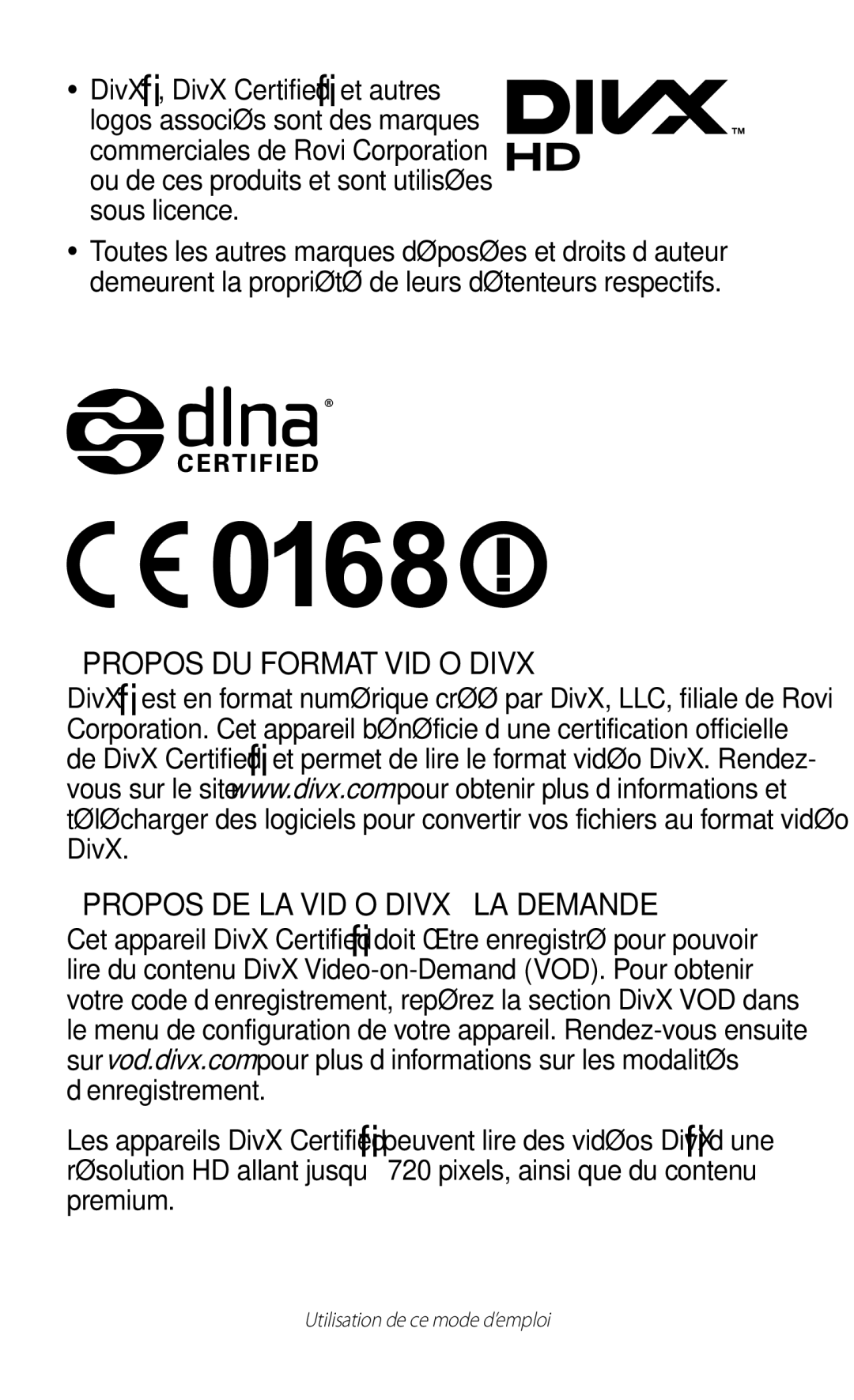 Samsung GT-P3110TSEBOG, GT-P3110ZWAXEF, GT-P3110TSFXEF, GT-P3110TSEXEF, GT-P3110ZWEXEF manual Utilisation de ce mode d’emploi 