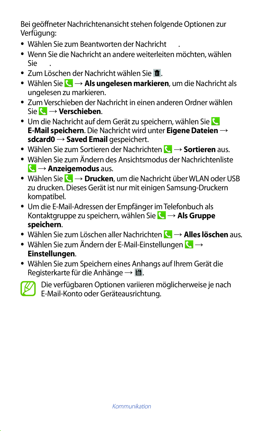 Samsung GT-P5100TSADBT, GT-P5100ZWEATO, GT-P5100ZWAVD2, GT-P5100TSEAUT, GT-P5100TSATMN, GT-P5100TSAXEO manual →Anzeigemodus aus 