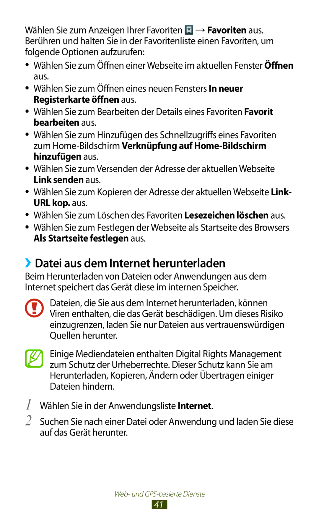 Samsung GT-P5110TSAXEF, GT-P5110TSATUR, GT-P5110GRAATO, GT-P5110ZWAITV, GT-P5110ZWAATO ››Datei aus dem Internet herunterladen 