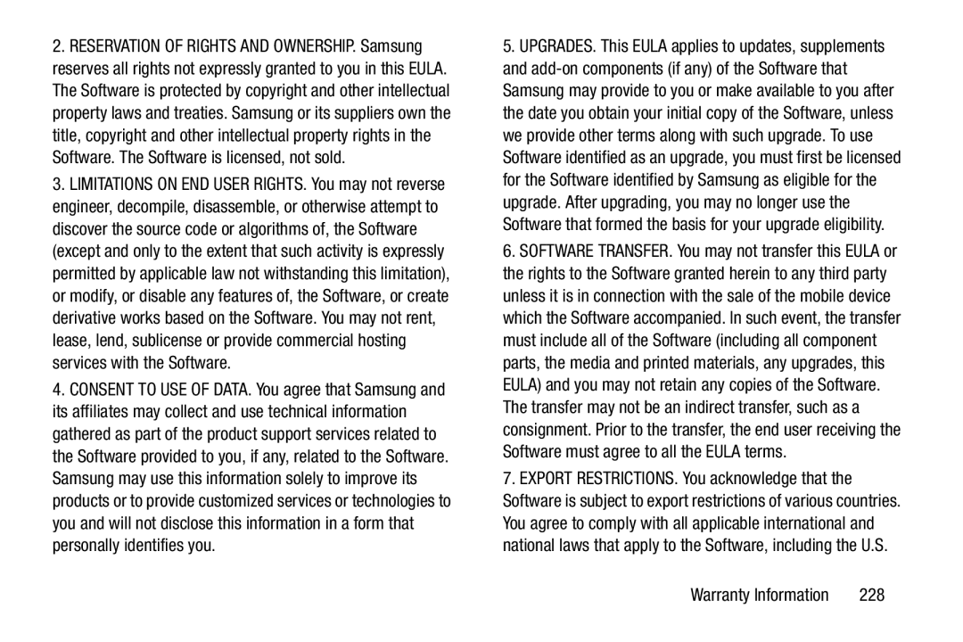 Samsung GT-P5113ZWYXAR user manual 228 