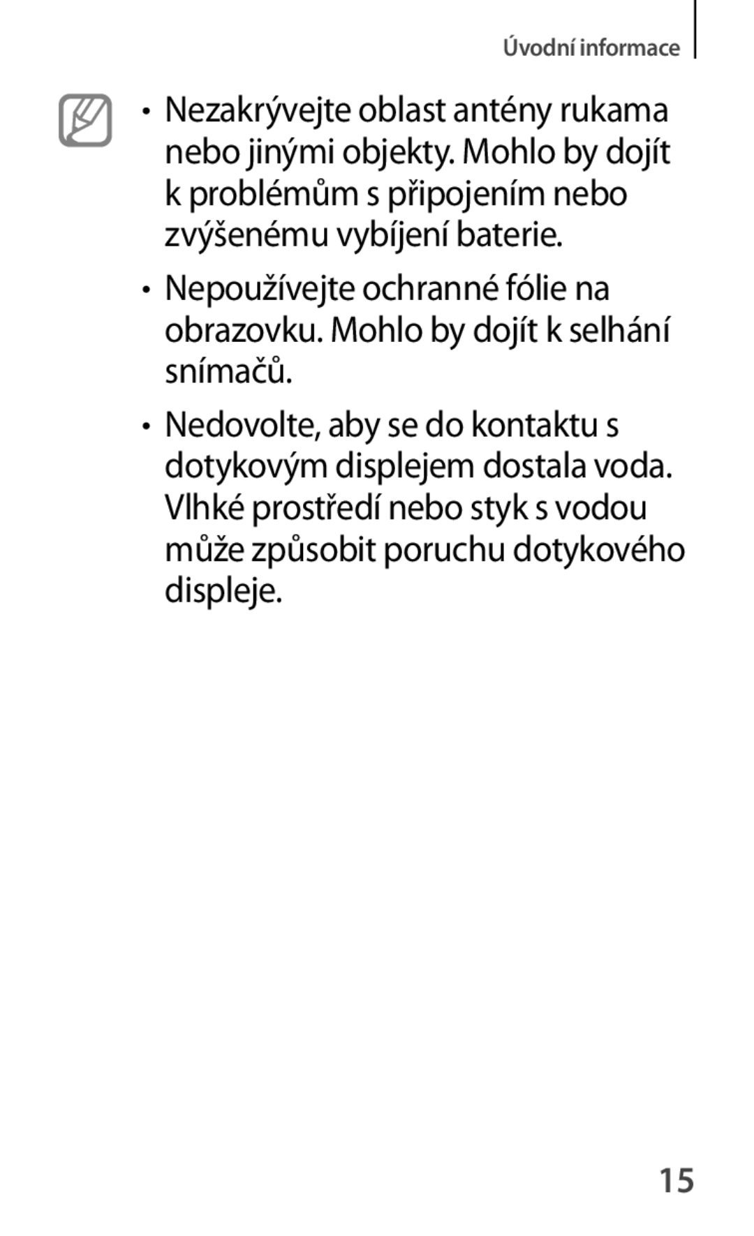 Samsung GT-P5200ZWAEUR, GT-P5200ZWAXEO, GT-P5200MKAATO, GT-P5200ZWATPL, GT-P5200ZWADRE, GT-P5200ZWAATO manual Úvodní informace 