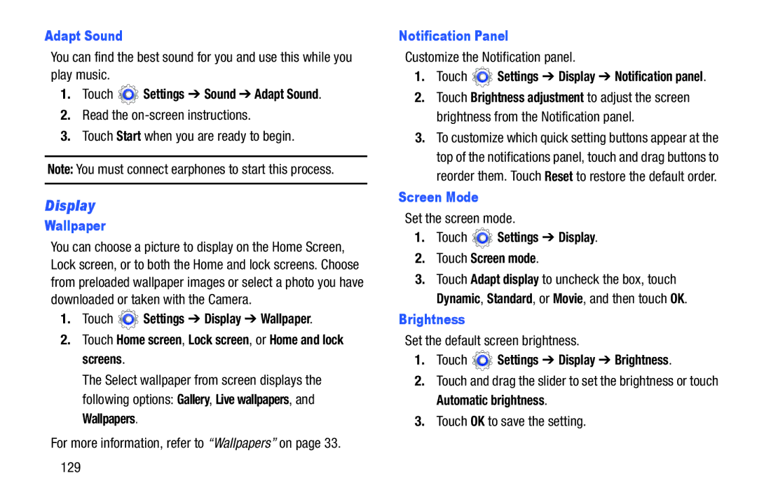 Samsung GT-P5210GNYXAR user manual Display 