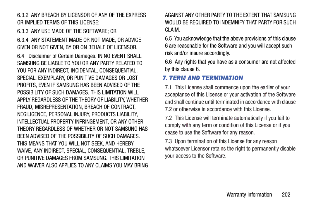 Samsung GT-P5210GNYXAR user manual Or otherwise in accordance with this License, 202 