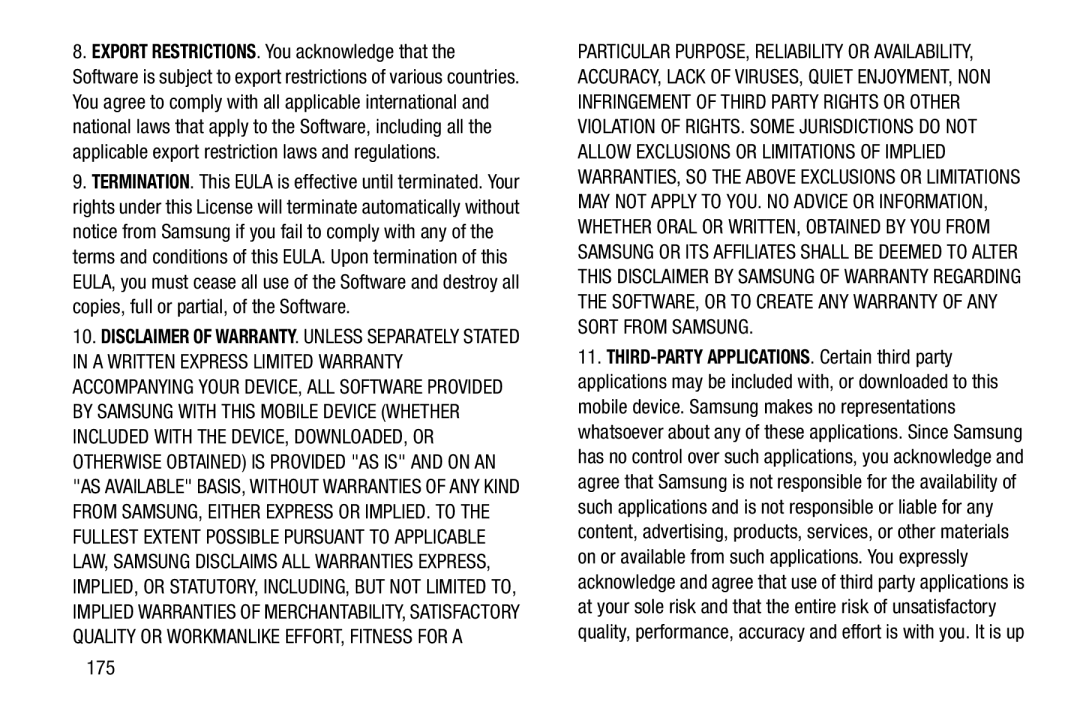 Samsung GT-P5210GNYXAR user manual 175 