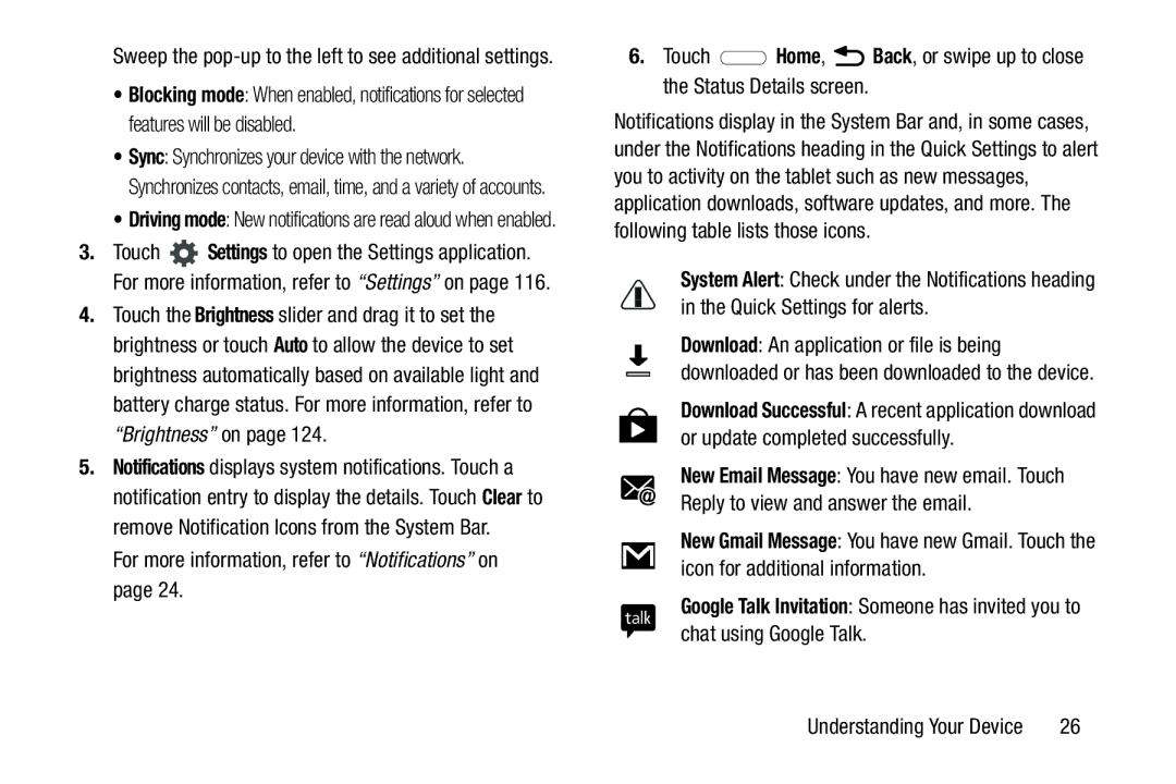 Samsung GT-P5210GNYXAR user manual Understanding Your Device 