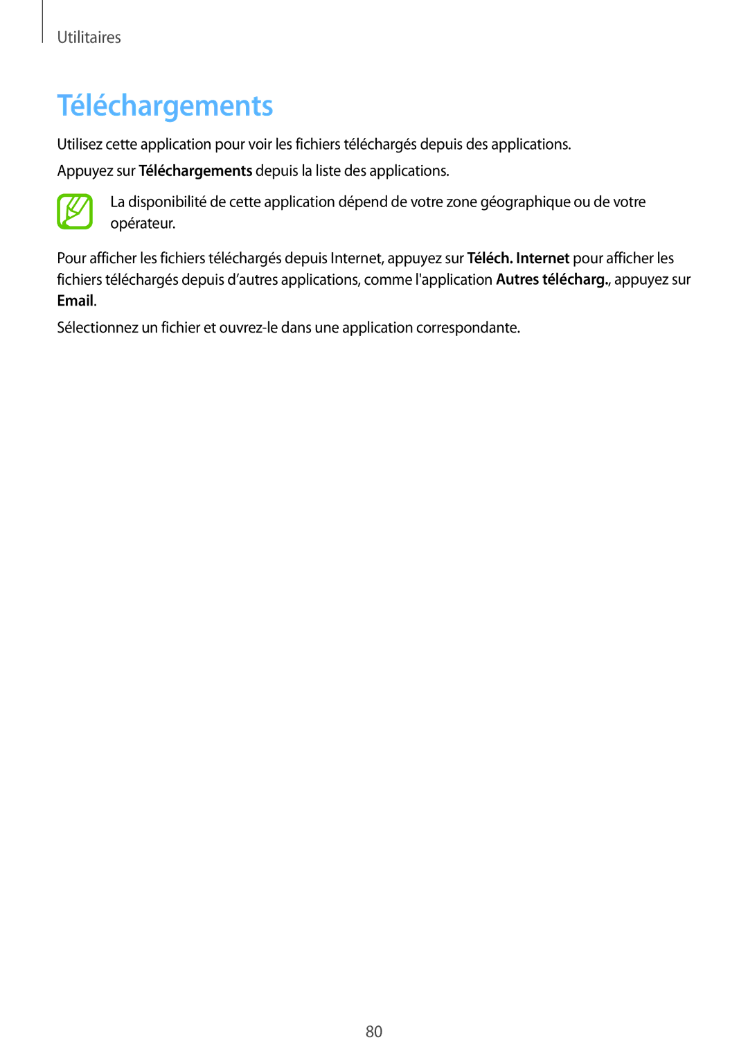 Samsung GT-P5210GNABGL, GT-P5210ZWABGL, GT-P5210MKABGL manual Téléchargements 