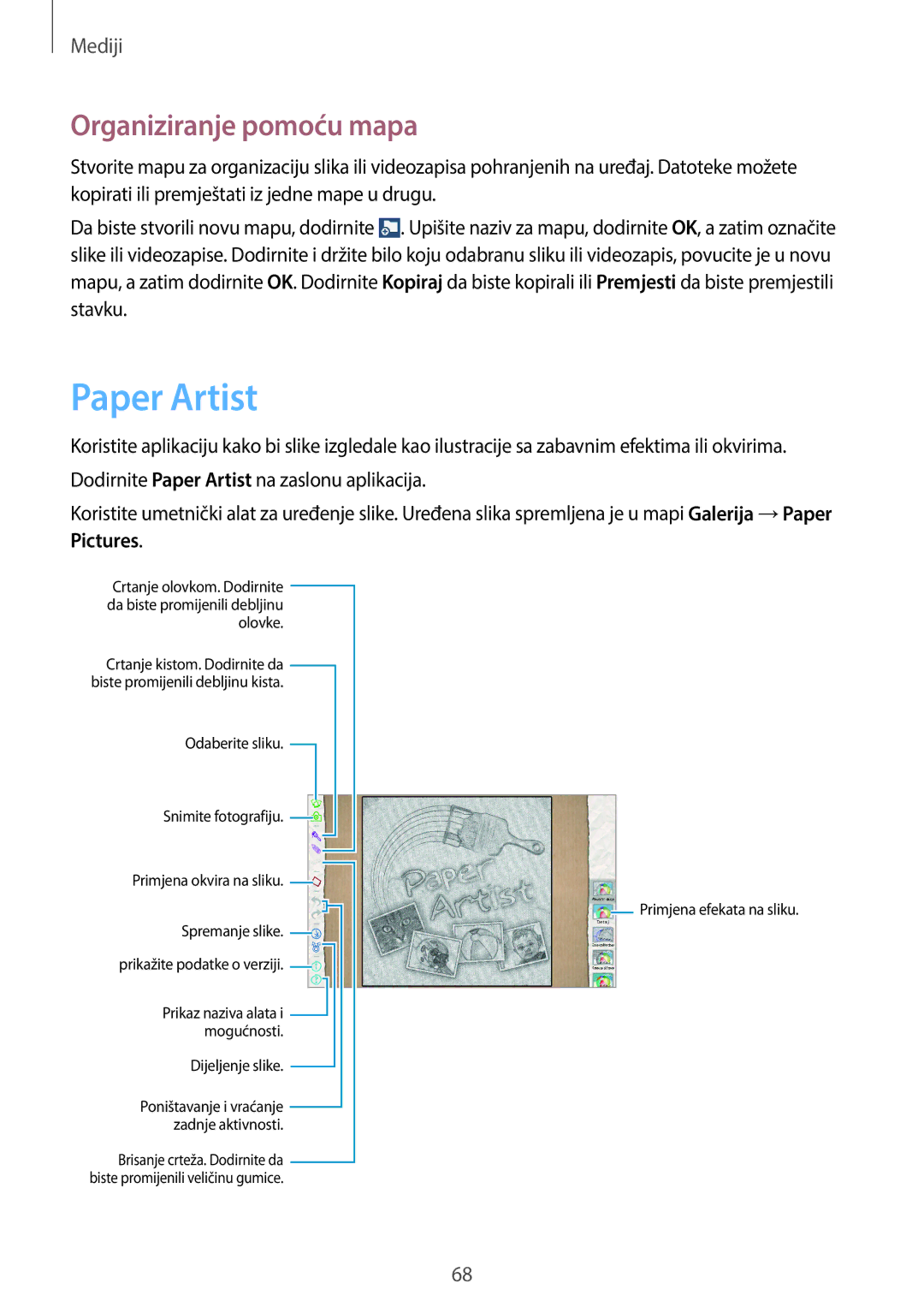 Samsung GT-P5220ZWAVIP, GT-P5220ZWACRO manual Paper Artist, Pictures 