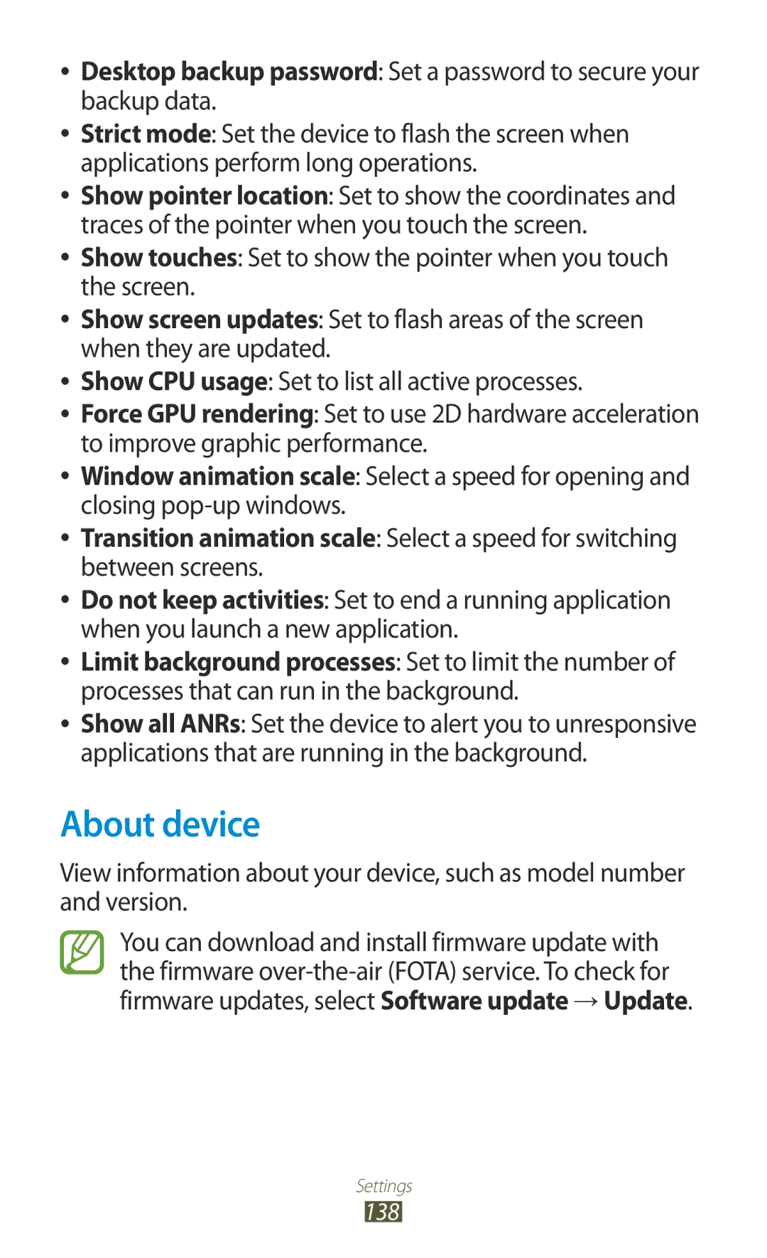 Samsung GT-P6201MAADBT, GT-P6201UWADBT manual About device 