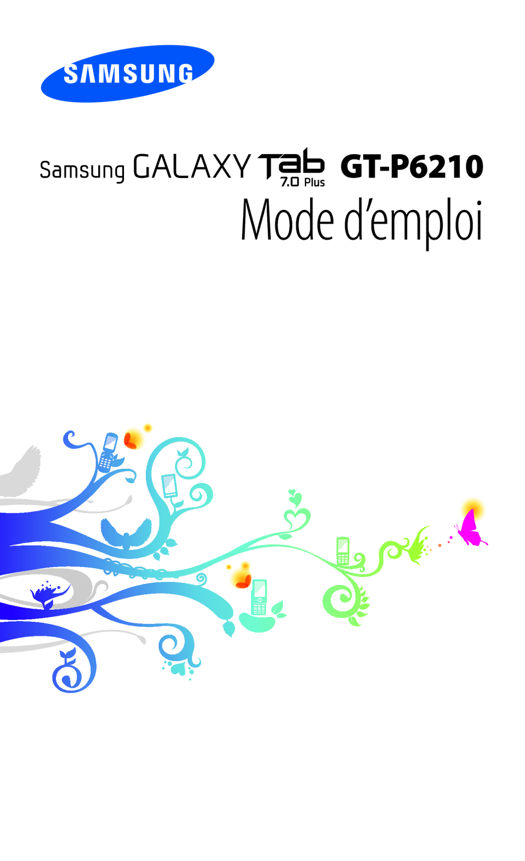 Samsung GT-P6210UWABGL manual Mode d’emploi 