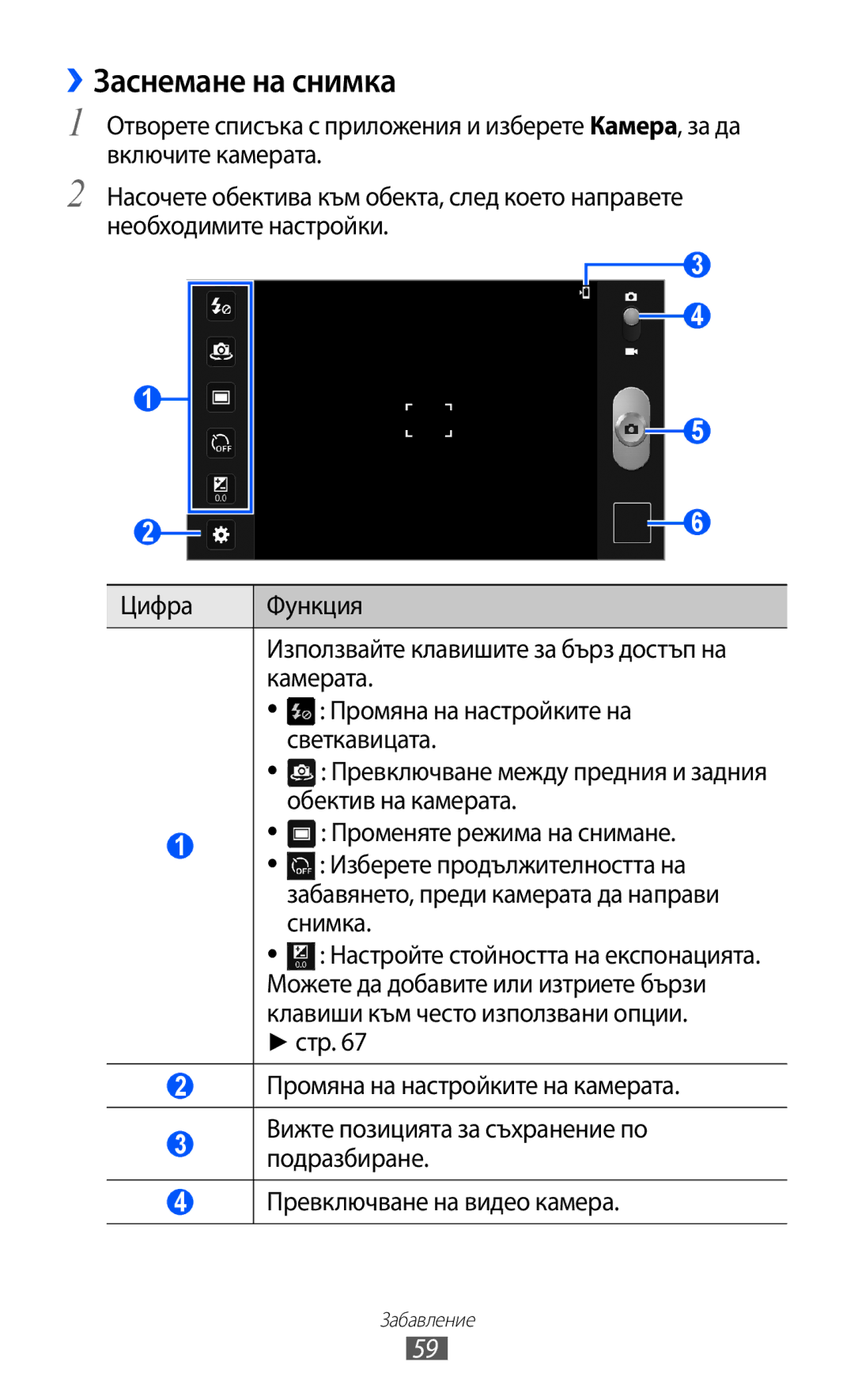 Samsung GT-P6210UWABGL manual ››Заснемане на снимка, Обектив на камерата 