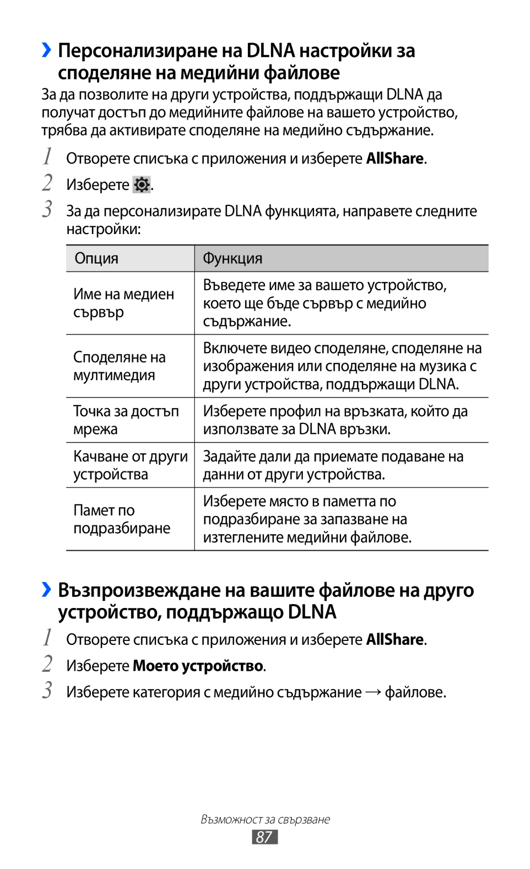 Samsung GT-P6210UWABGL manual Изберете Моето устройство 