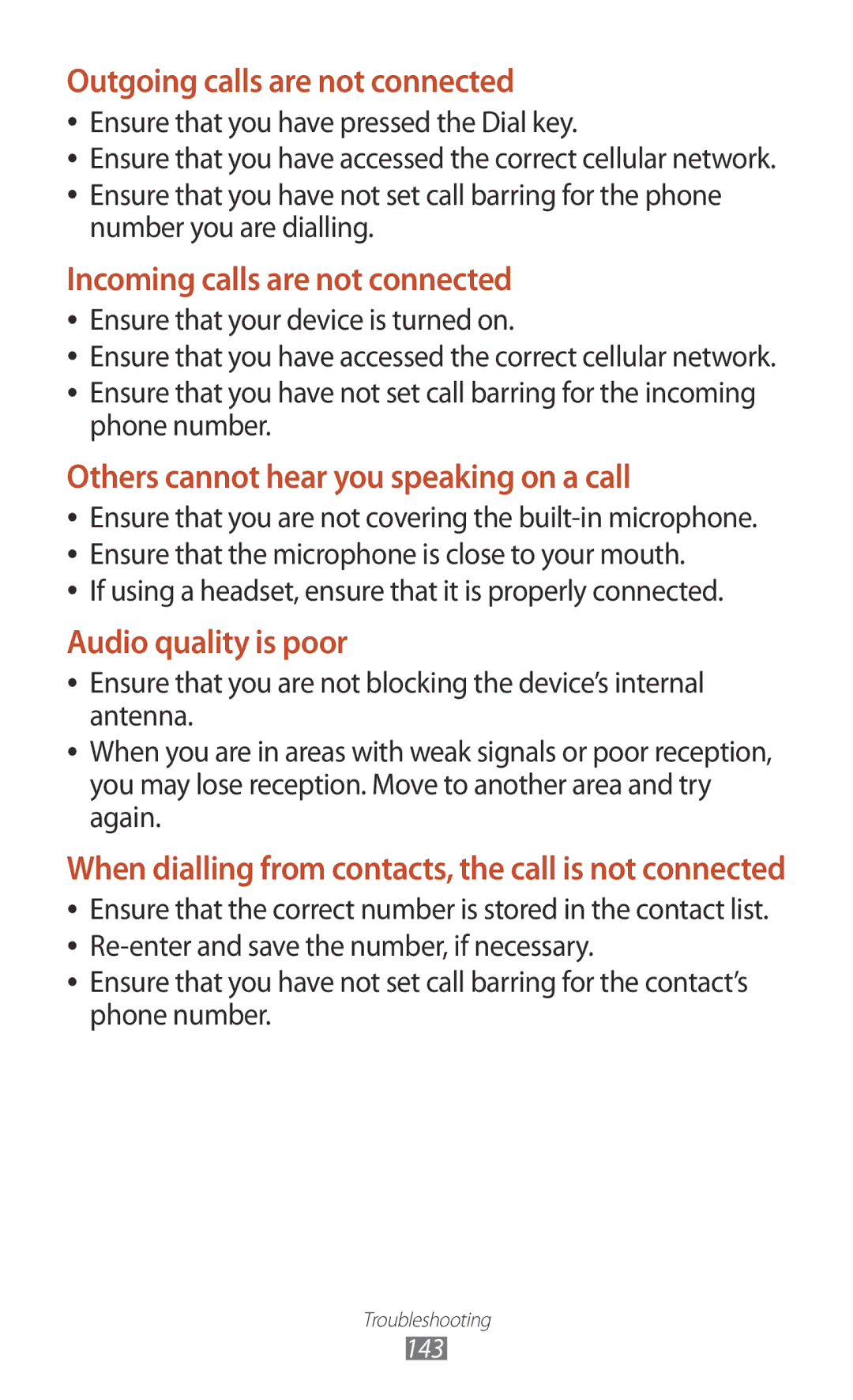 Samsung GT-P6800LSEXSG, GT-P6800LSAJED, GT-P6800LSAEGY Ensure that you have pressed the Dial key, Number you are dialling 