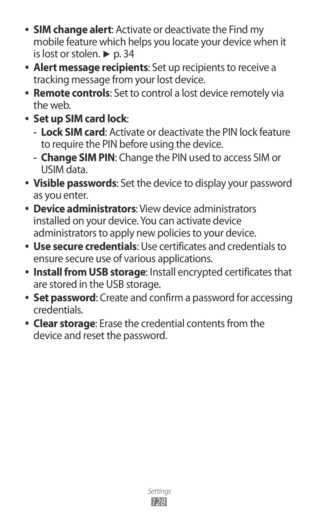 Samsung GT-P6800LSEJED, GT-P6800LSAJED, GT-P6800LSAEGY, GT-P6800LSATUN, GT-P6800LSAKCL, GT-P6800LSATHR Set up SIM card lock 