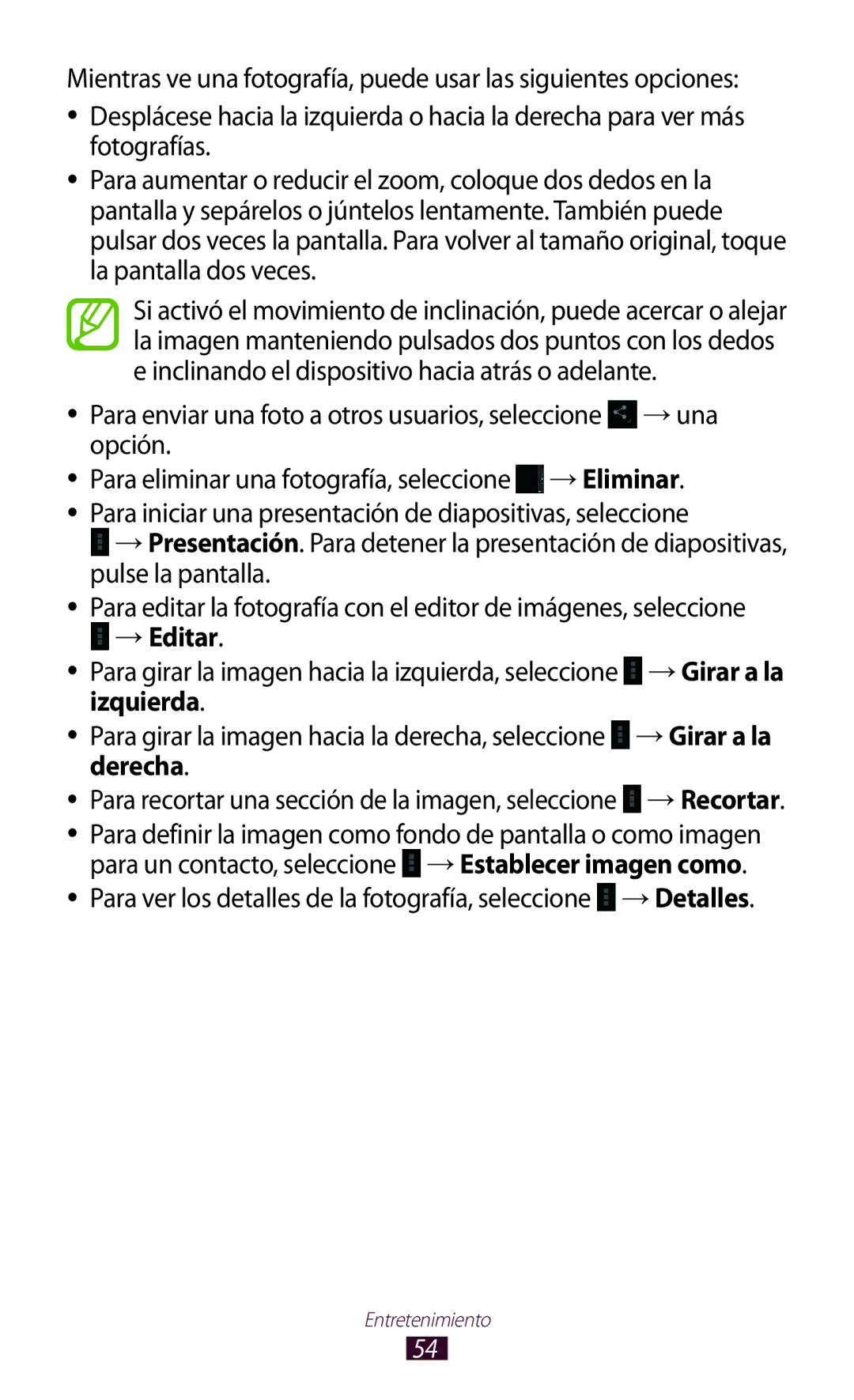 Samsung GT-P7100MSAATL, GT-P7100MSAFOP, GT-P7100MSATCL manual → Editar 