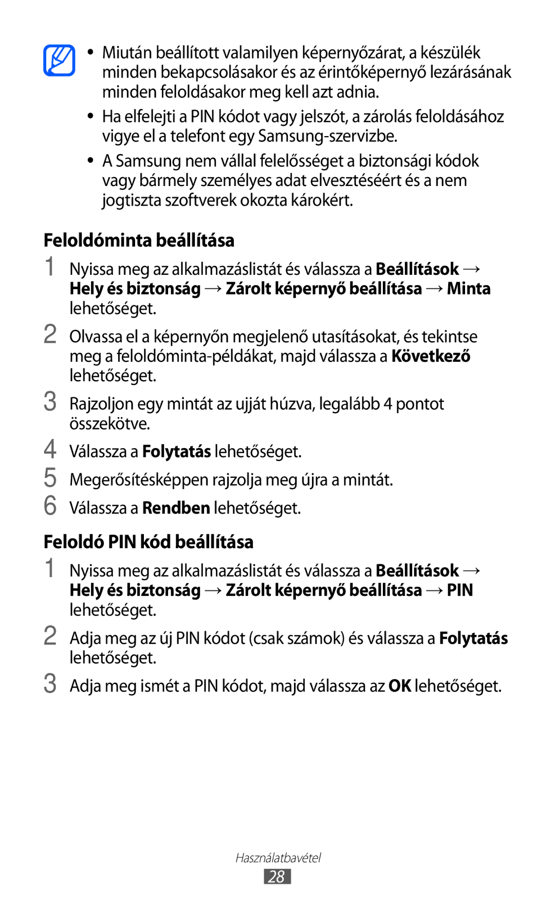 Samsung GT-P7320UWAPAN, GT-P7320FKATMH Feloldóminta beállítása, Nyissa meg az alkalmazáslistát és válassza a Beállítások → 