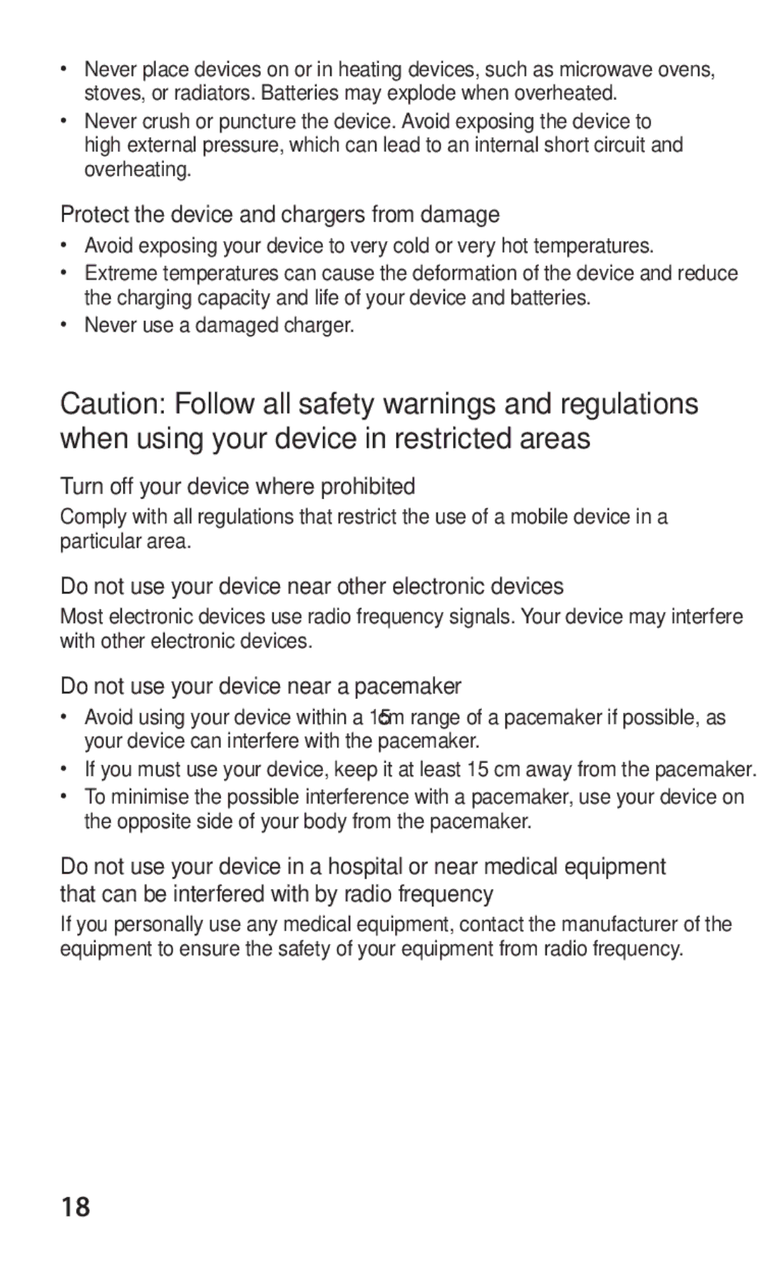 Samsung GT-P7320UWAVD2, GT-P7320FKAOPT Protect the device and chargers from damage, Turn off your device where prohibited 