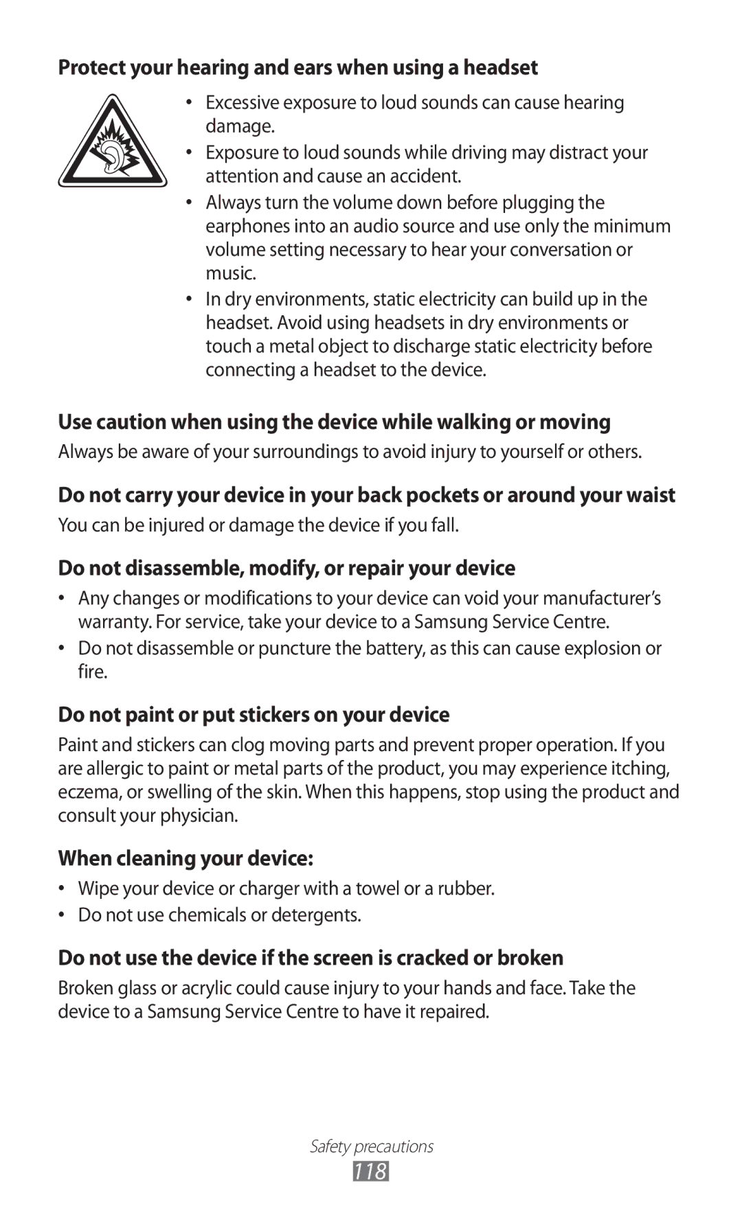 Samsung GT-P7500 user manual 118 