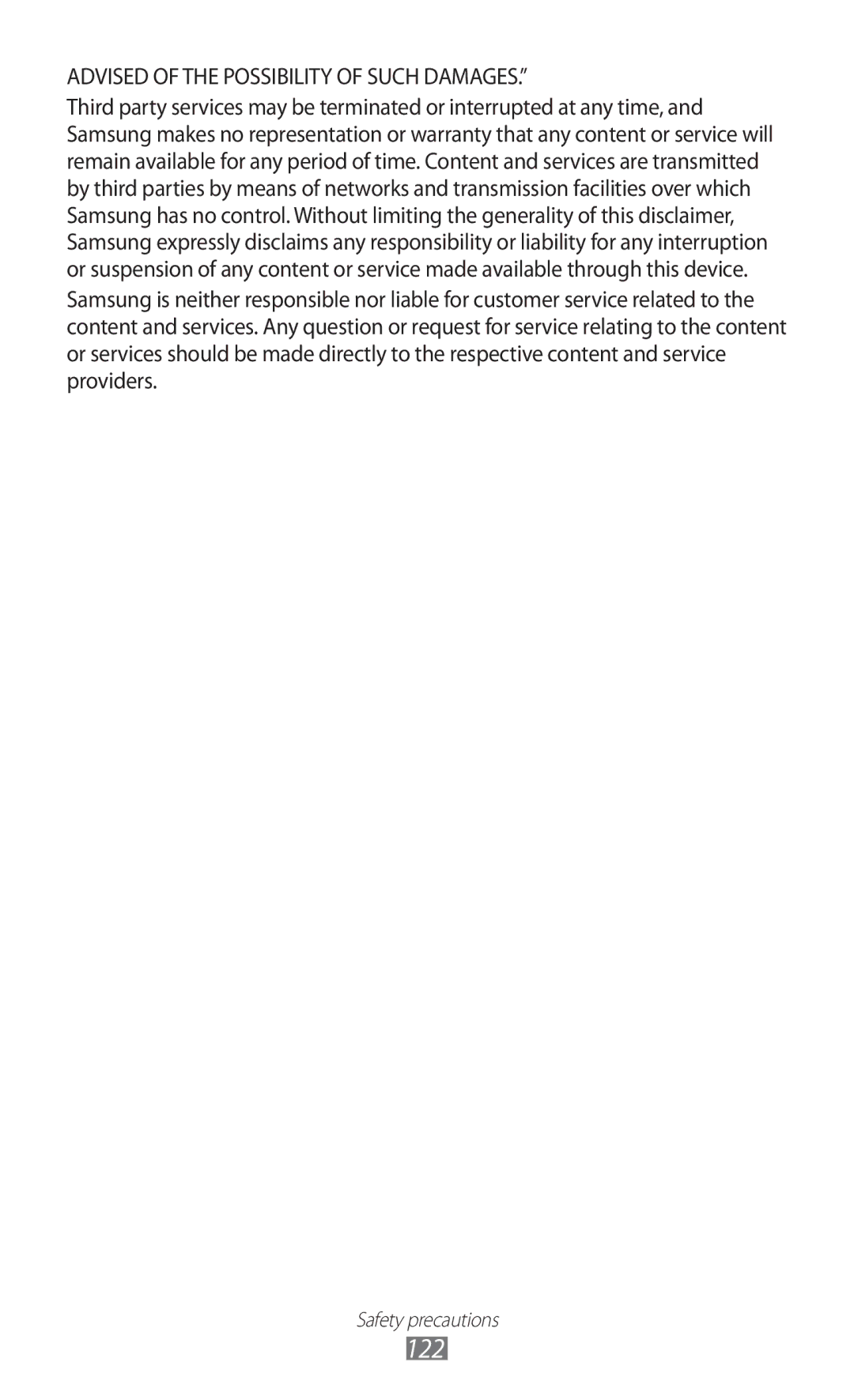 Samsung GT-P7500 user manual 122 