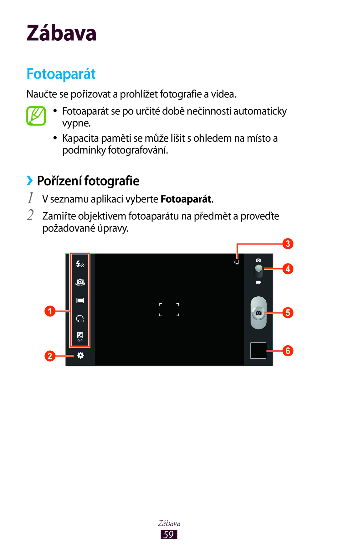 Samsung GT-P7500UWEXEZ, GT-P7500FKAXEZ, GT-P7500UWDXSK, GT-P7500UWAO2C, GT-P7500UWDXEZ manual Fotoaparát, ››Pořízení fotografie 