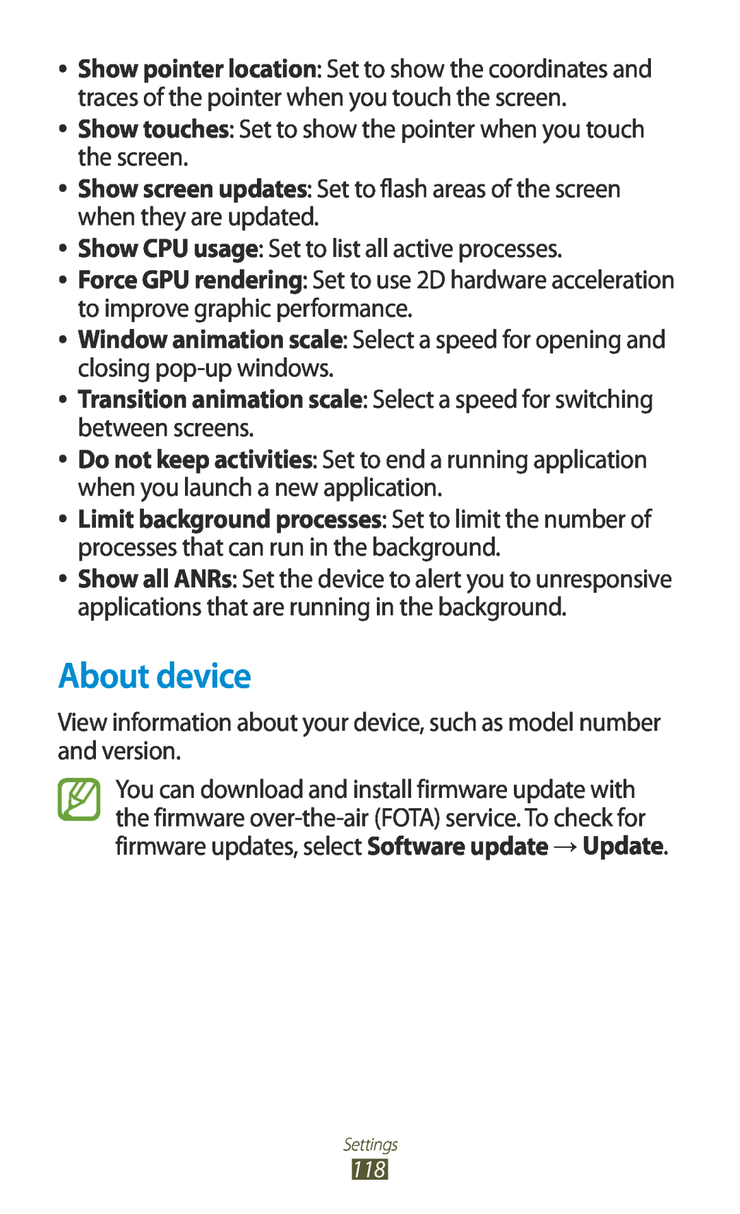 Samsung GT-P7500UWDXSK, GT-P7500UWEDBT, GT-P7500FKAATO, GT-P7500FKDVD2, GT-P7500ZWAATO, GT-P7500UWDDRE manual About device 