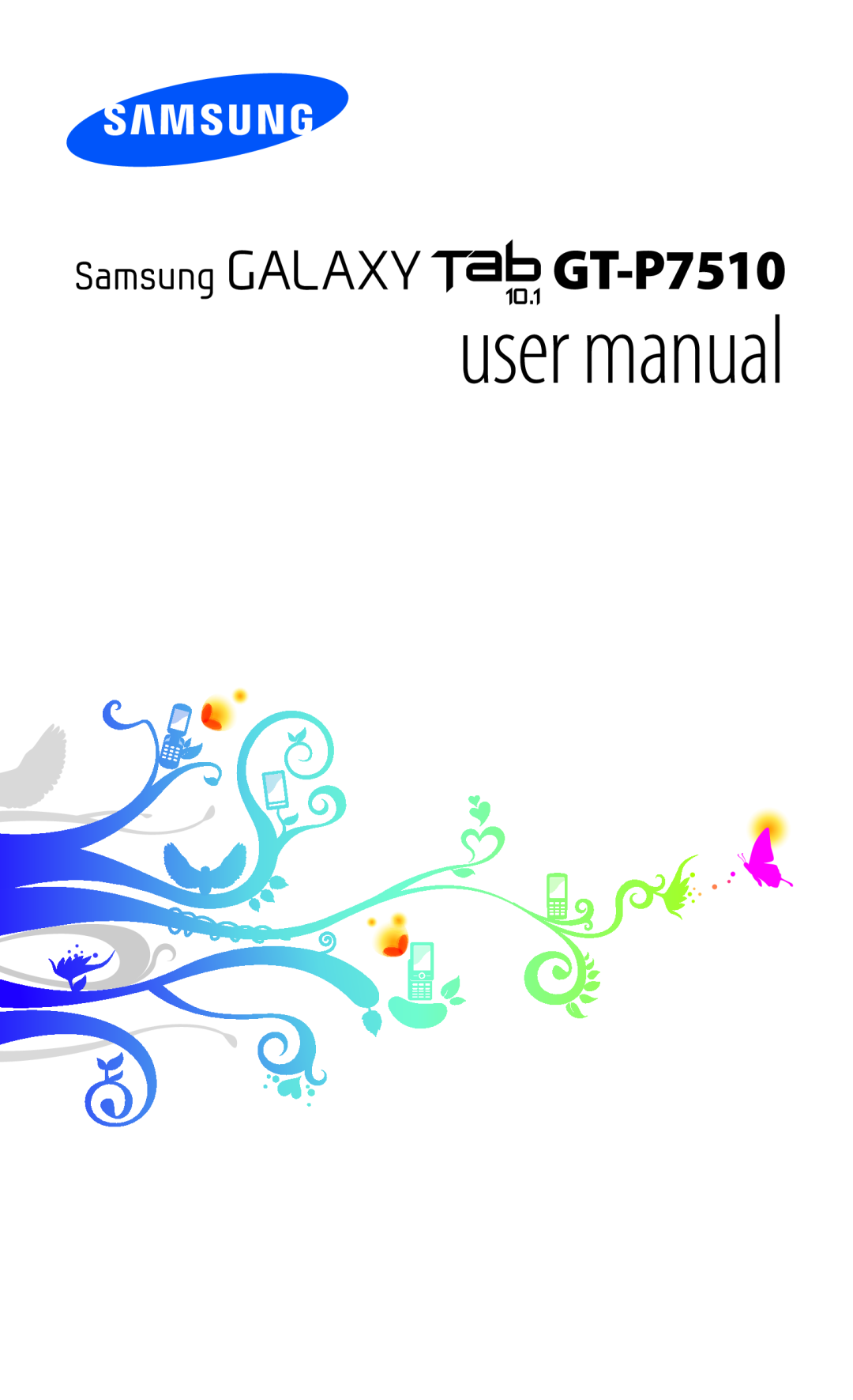Samsung GT-P7510 user manual 