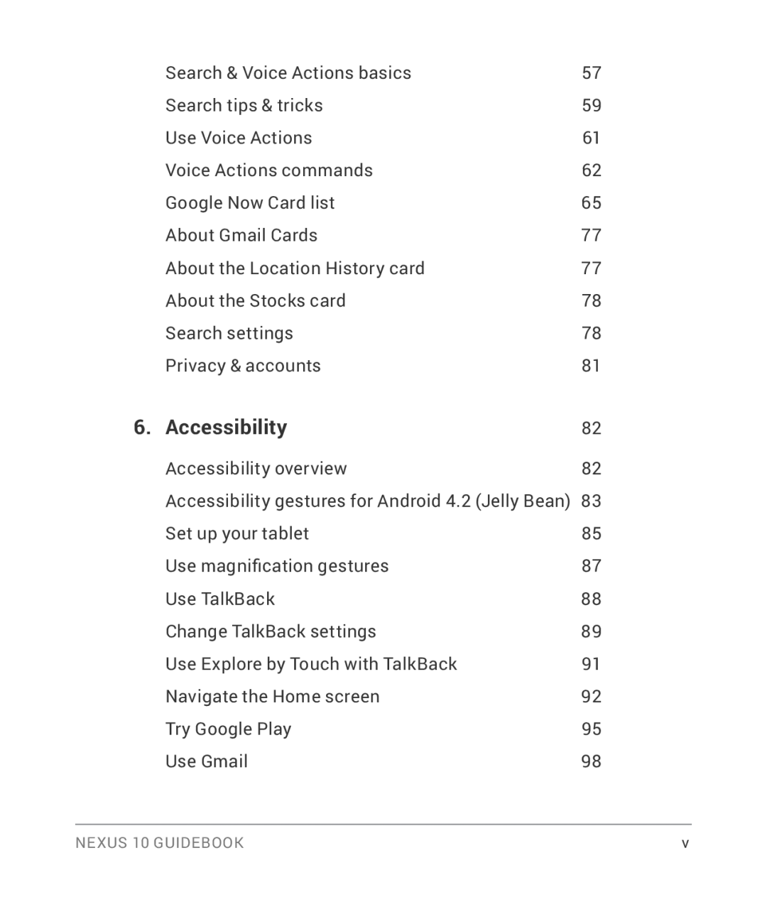 Samsung GT-P8110HAVXAR manual Accessibility 