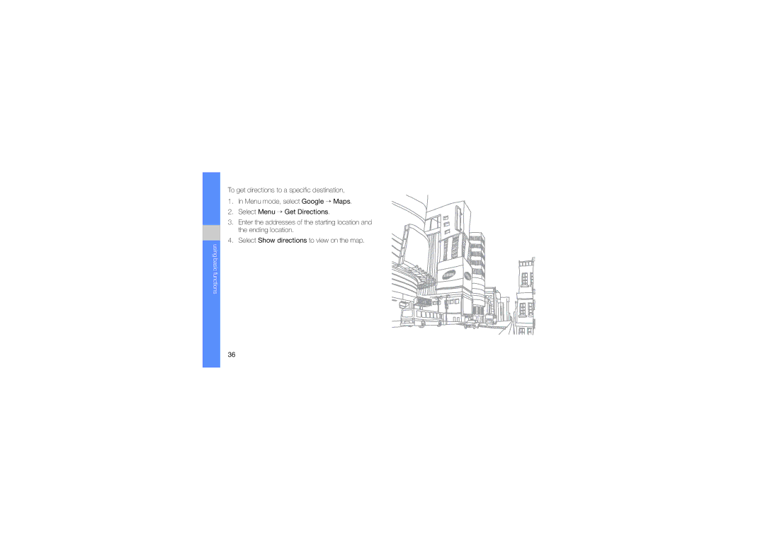 Samsung GT-S3653CYAXSG, GT-S3653CWWMID, GT-S3653CYAMED, GT-S3653CYATUN, GT-S3653CYWAFR, GT-S3653ENATMC Using basic functions 