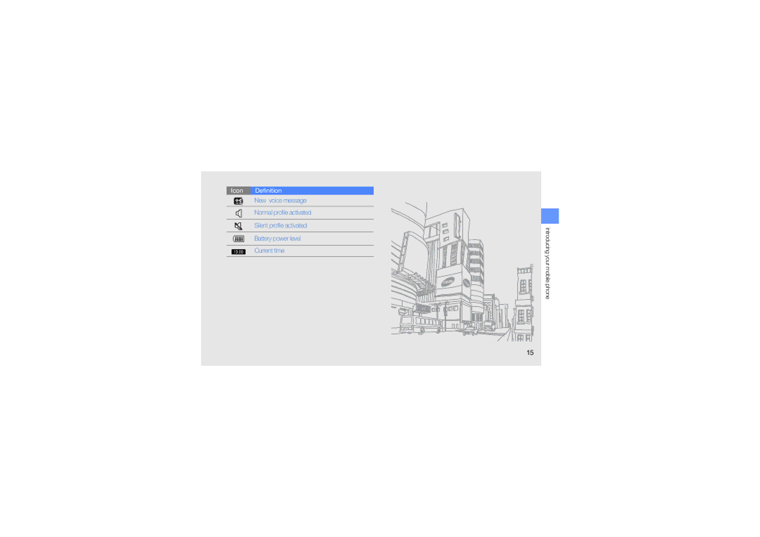 Samsung GT-S5233LKWXSG, GT-S5233DIWABS, GT-S5233DIWKSA, GT-S5233LKWMID, GT-S5233LKWMMC, GT-S5233MSWAWF manual Icon Definition 