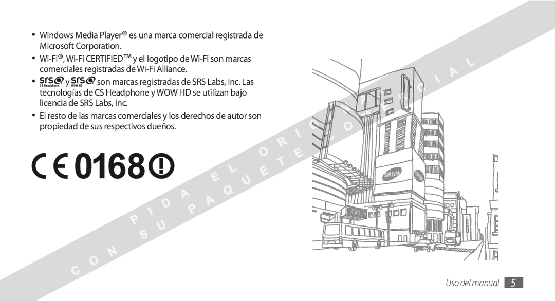 Samsung GT-S5250HKAFOP Uso del manual 