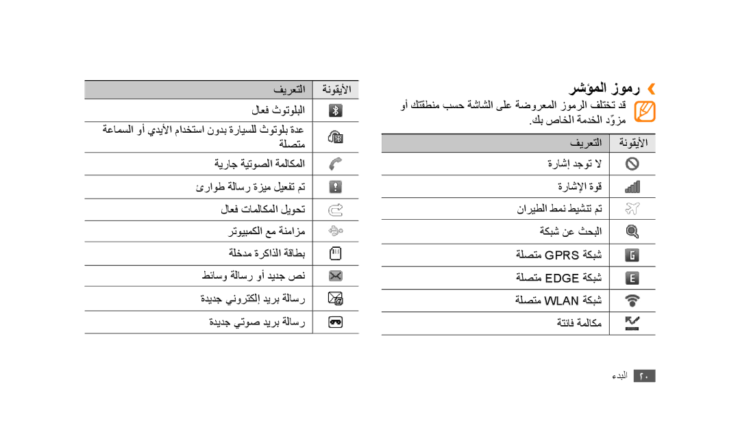 Samsung GT-S5253HKAPAK, GT-S5253HKAECT, GT-S5253HKAEGY, GT-S5253HKAJED, GT-S5253HKATMC, GT-S5253PWAJED manual رشؤملا زومر›› 