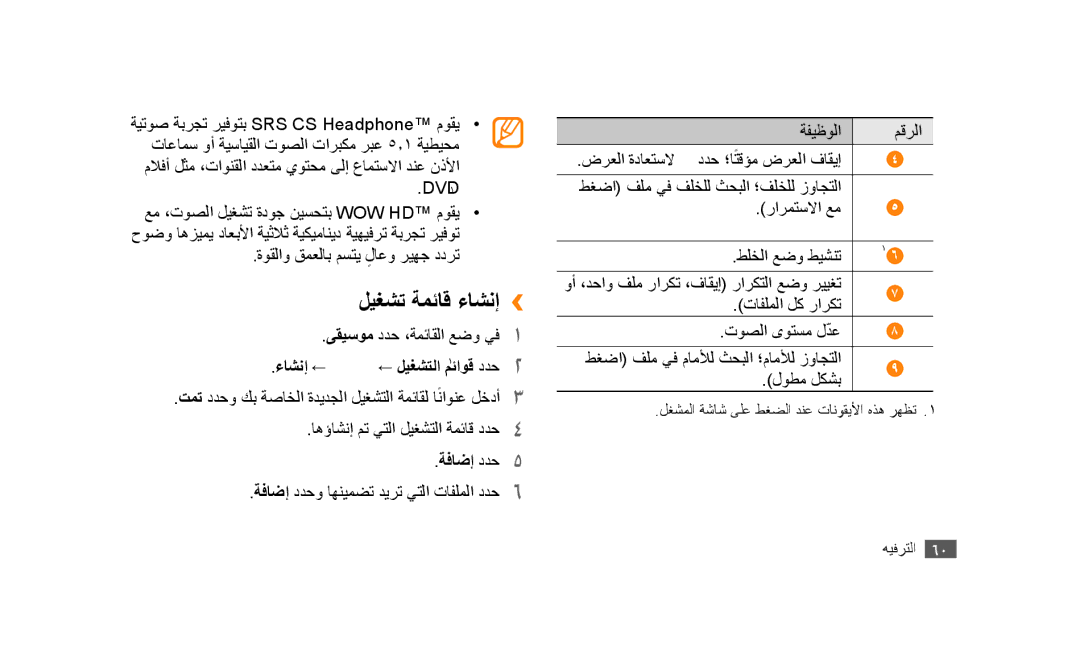 Samsung GT-S5253HKAMMC, GT-S5253HKAECT, GT-S5253HKAEGY manual ليغشت ةمئاق ءاشنإ››, ءاشنإ ← ← ليغشتلا مئاوق1 ددح2, ةفاضإ ددح5 