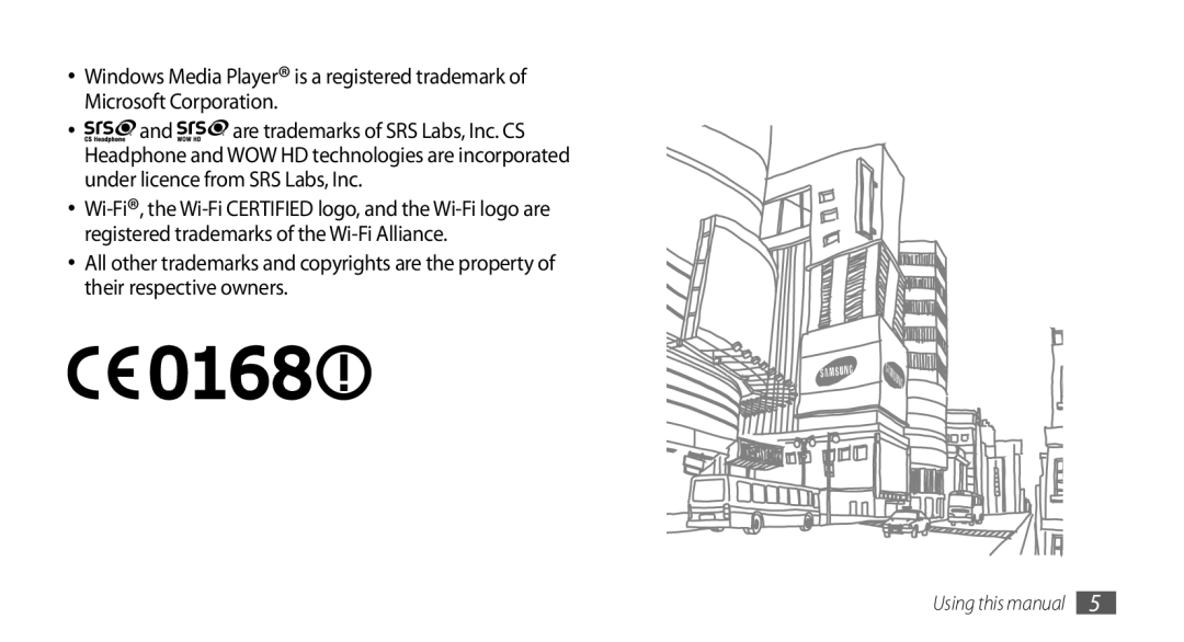 Samsung GT-S5253TIATHR, GT-S5253HKAECT, GT-S5253HKAEGY, GT-S5253HKAJED, GT-S5253HKATMC, GT-S5253PWAJED Using this manual 