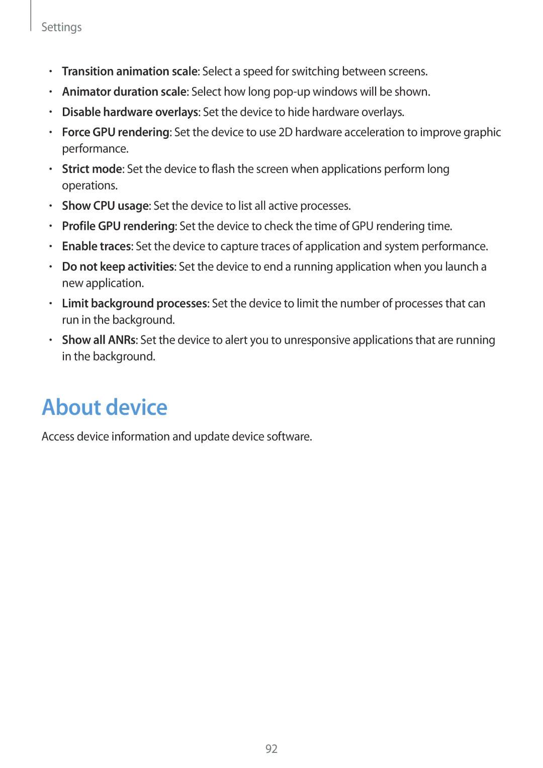 Samsung GT-S5282ZSATMC, GT-S5282LKAXFE, GT-S5282ZSAAFR, GT-S5282LKATMC, GT-S5282ZSATHR, GT-S5282LKAAFG manual About device 