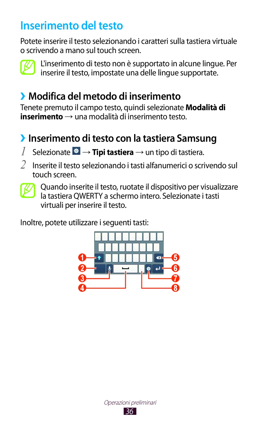 Samsung GT-S5300ZIATIM, GT-S5300ZKATUR, GT-S5300ZWATIM manual Inserimento del testo, ››Modifica del metodo di inserimento 