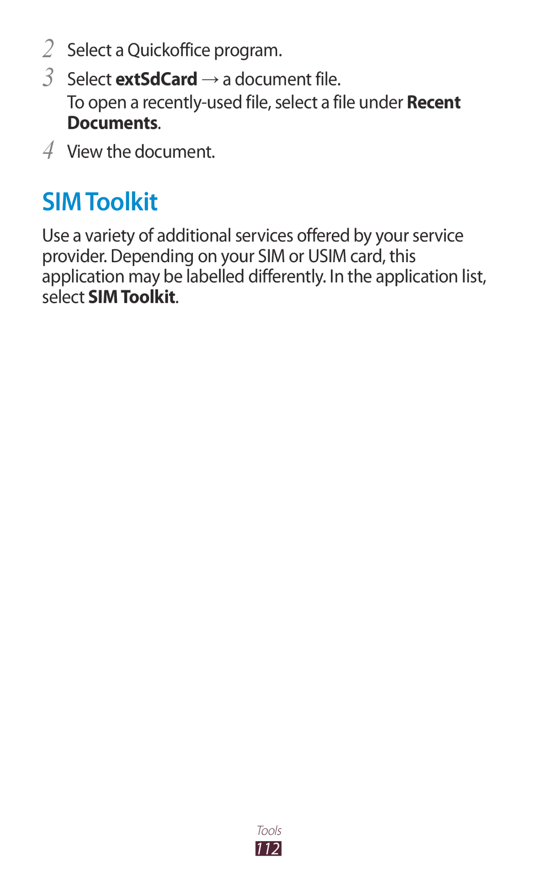 Samsung GT-S5301ZIAORX, GT-S5301ZKAWIN, GT-S5301ZKATPH, GT-S5301ZKADBT, GT-S5301ZKATUR, GT-S5301ZIADBT manual SIM Toolkit 