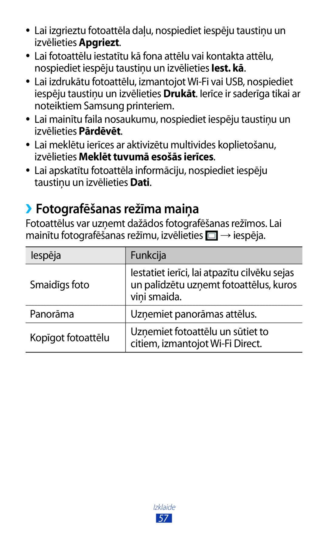 Samsung GT-S5301ZKASEB, GT-S5301ZWASEB manual ››Fotografēšanas režīma maiņa, Smaidīgs foto, Viņi smaida 