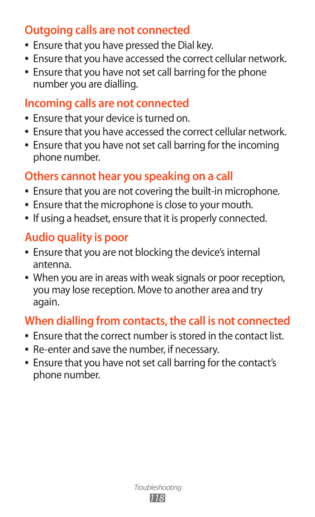 Samsung GT-S5302ZKAORX, GT-S5302ZWAAFR Ensure that you have pressed the Dial key, Number you are dialling, Phone number 