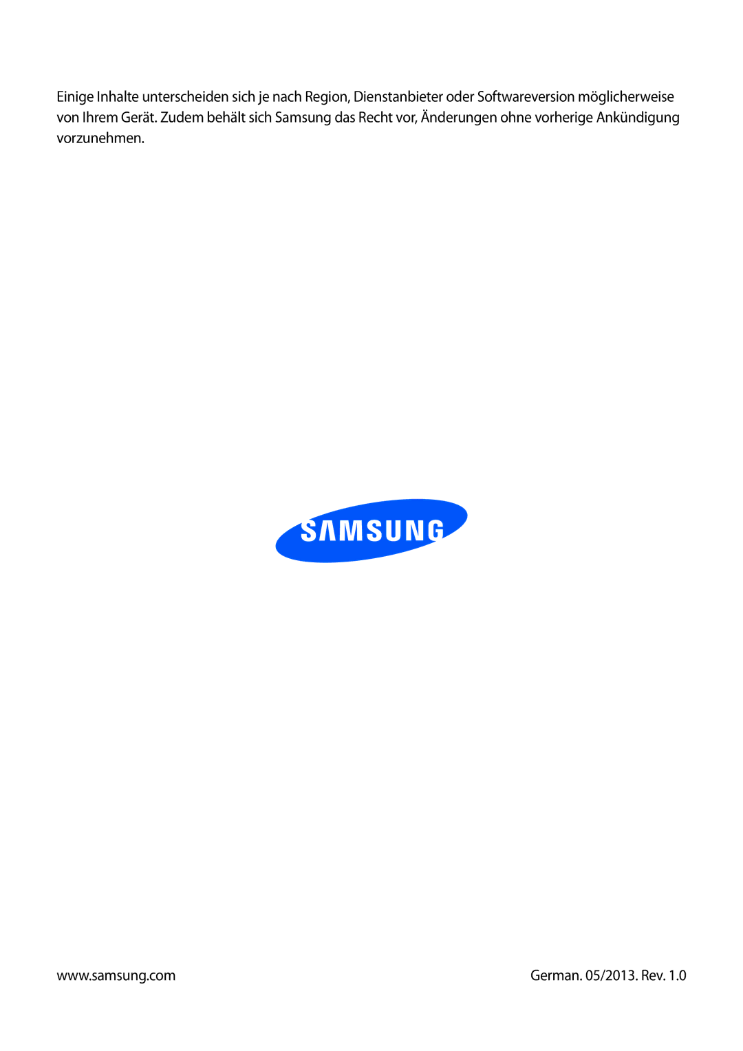 Samsung GT-S5310MSADBT, GT-S5310KWHDBT, GT-S5310RWATUR, GT-S5310RWADBT, GT-S5310RWAOPT, GT-S5310BKATPH manual German /2013. Rev 