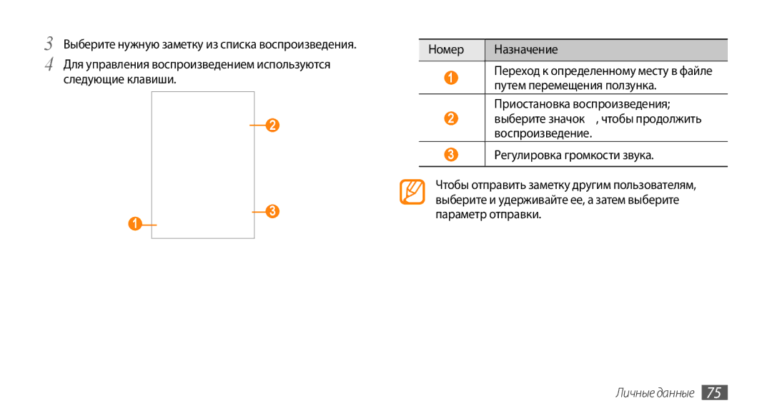 Samsung GT-S5330FIASER, GT-S5330CWASER, GT-S5330HKASER manual Следующие клавиши Номер Назначение 