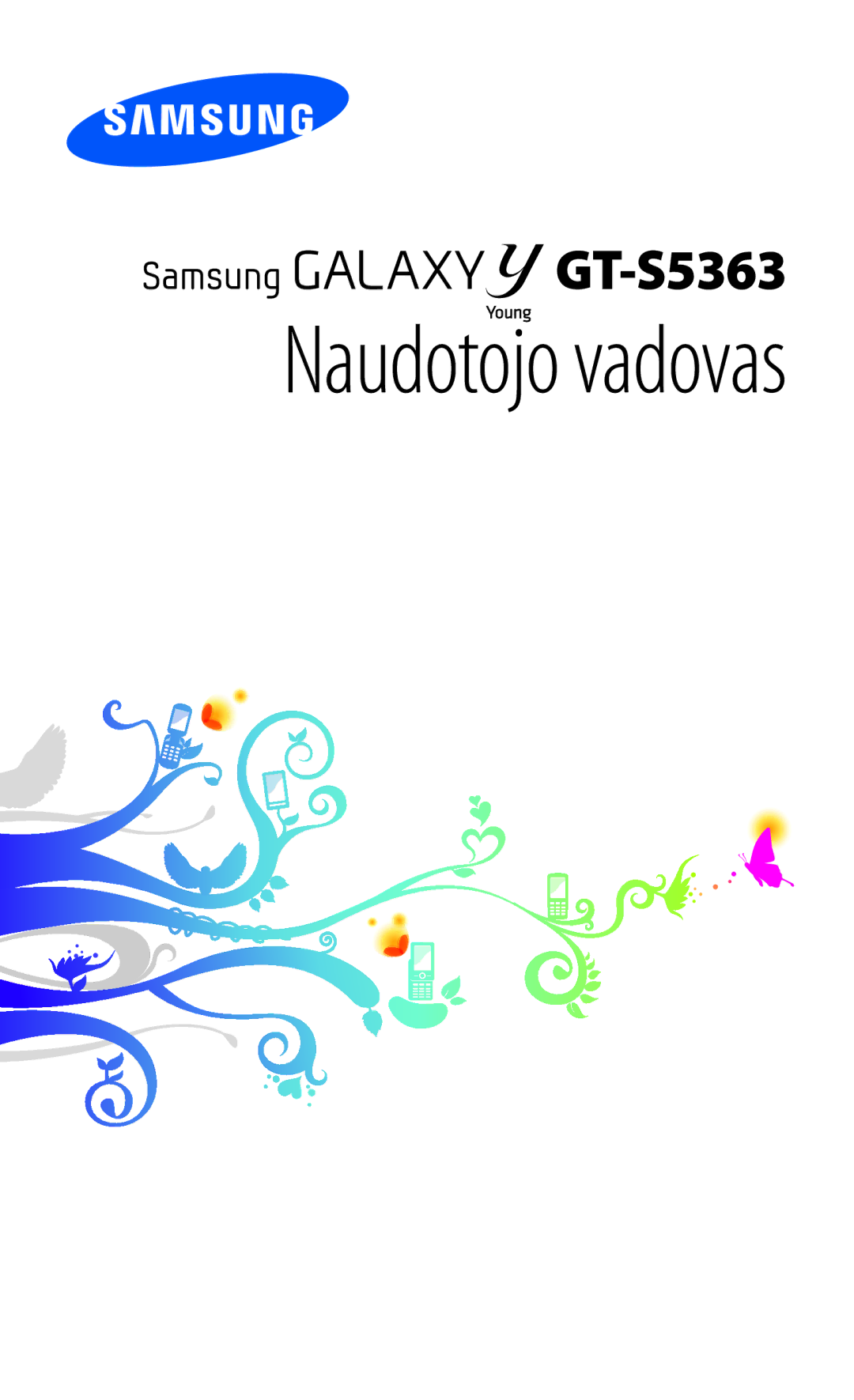 Samsung GT-S5363AAASEB manual Naudotojo vadovas 