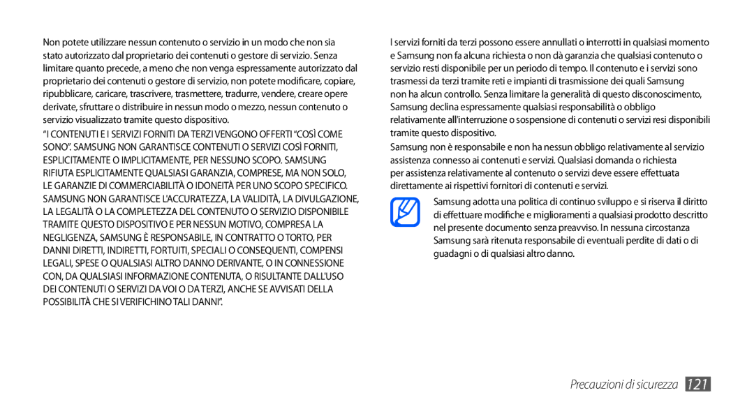 Samsung GT-S5570MOAWIN, GT-S5570AAAITV, GT-S5570AAAHUI, GT-S5570MOATIM, GT-S5570MAAOMN manual Precauzioni di sicurezza 