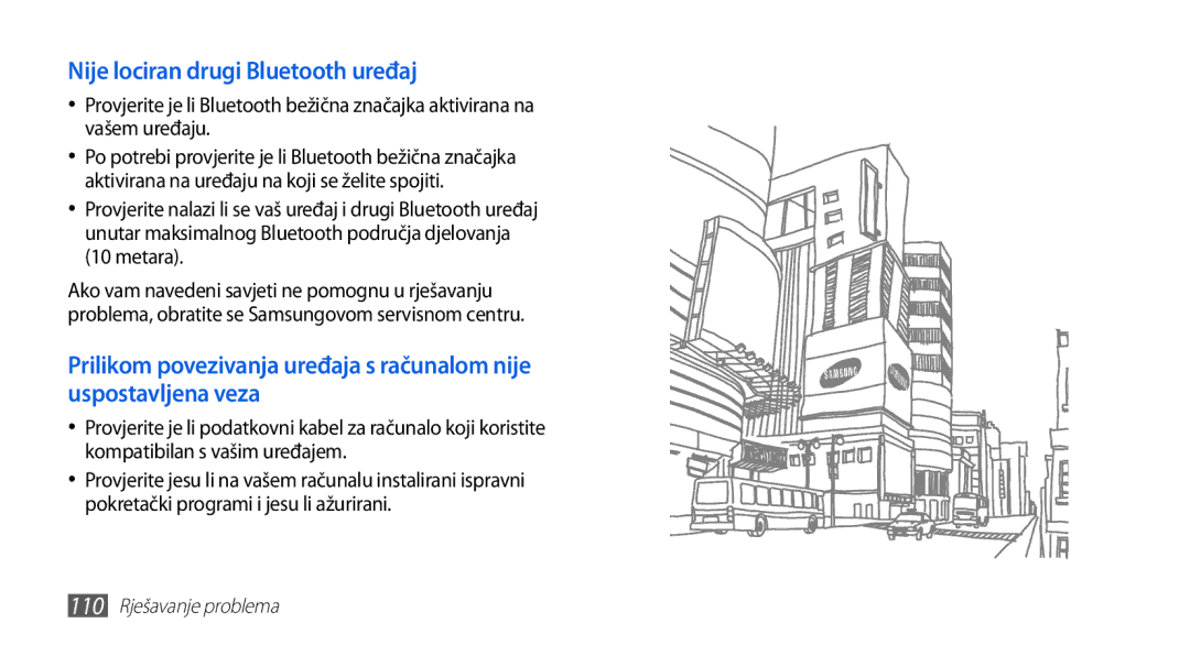 Samsung GT2S5570CWATRA, GT-S5570AAAVIP, GT-S5570AAATWO, GT-S5570CWAVIP, GT-S5570CWATRA Nije lociran drugi Bluetooth uređaj 