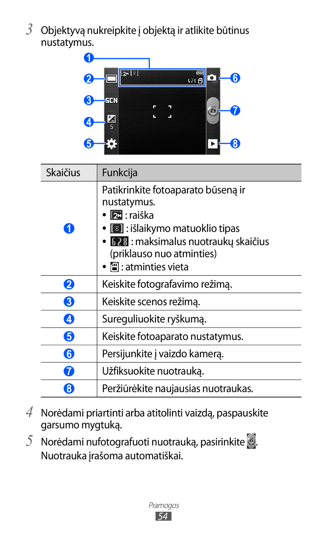 Samsung GT-S5570CWISEB, GT-S5570AAISEB, GT-S5570EGISEB manual Pramogos 