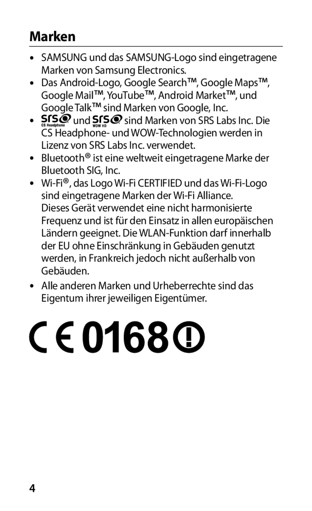 Samsung GT-S5570EGIDTR, GT-S5570CWITMN, GT-S5570EGIITV, GT-S5570AAITMN, GT-S5570AAIMBC, GT-S5570CWIDBT, GT-S5570MAIDTR Marken 