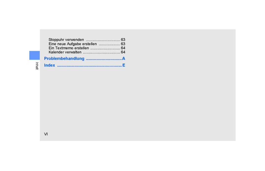 Samsung GT-S5600HAADTM, GT-S5600TKVVD2, GT-S5600PWVVD2, GT-S5600SIVVD2 manual Problembehandlung 