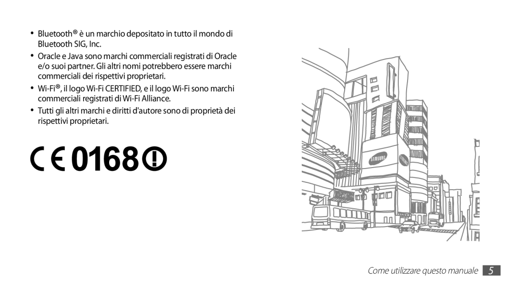 Samsung GT-S5670HKAHUI, GT-S5670HKAITV Come utilizzare questo manuale 