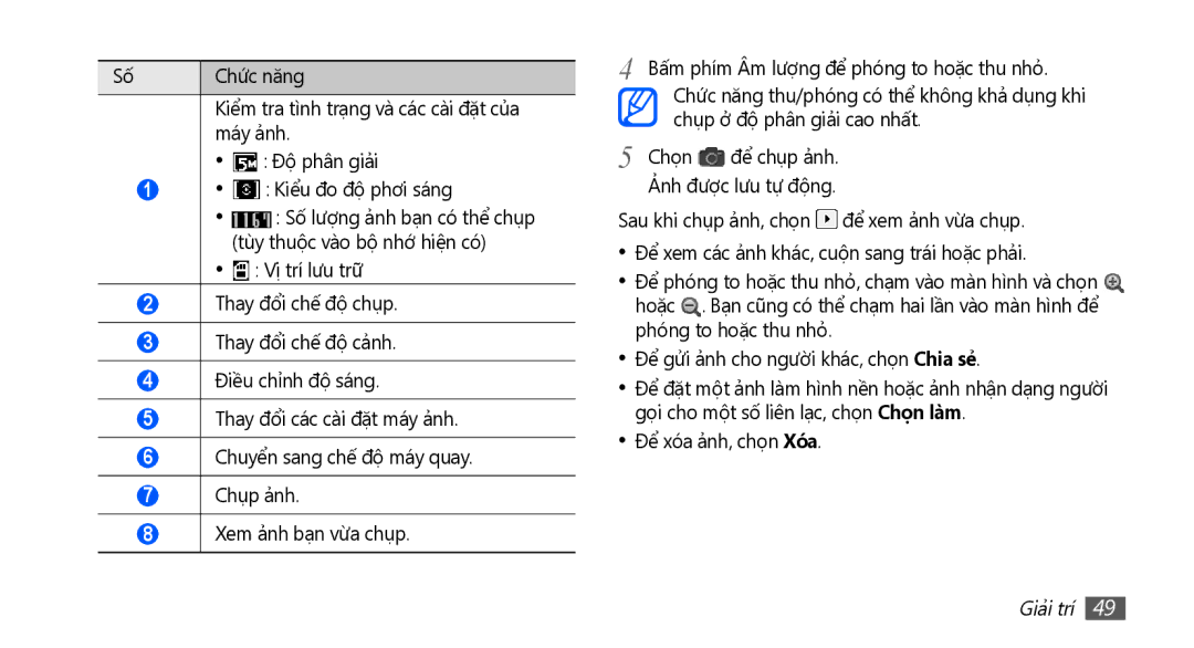 Samsung GT-S5670HKAXEV, GT-S5670PWAXXV, GT-S5670HKAXXV, GT-S5670PWAXEV manual Giải trí 