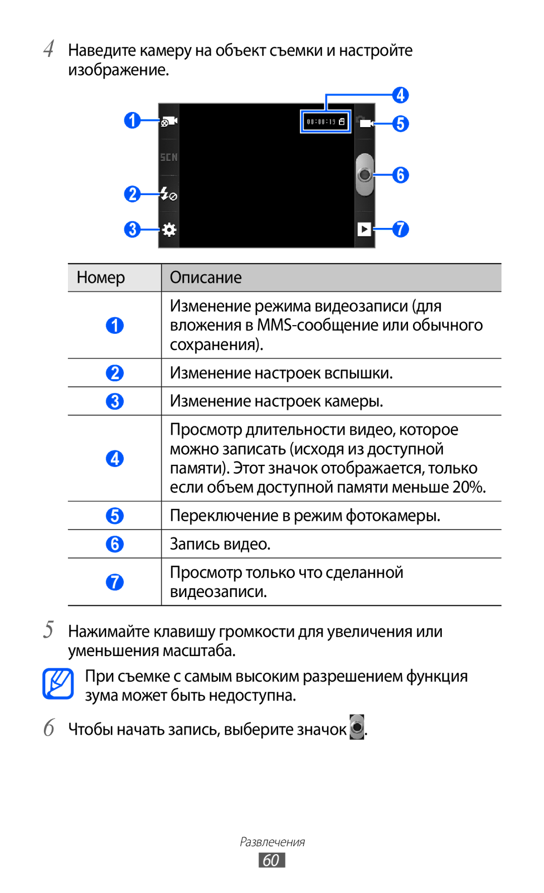 Samsung GT-S5690KOASEB, GT-S5690KOASER, GT-S5690TAASER, GT-S5690TAAMGF, GT-S5690KOAMGF manual Развлечения 