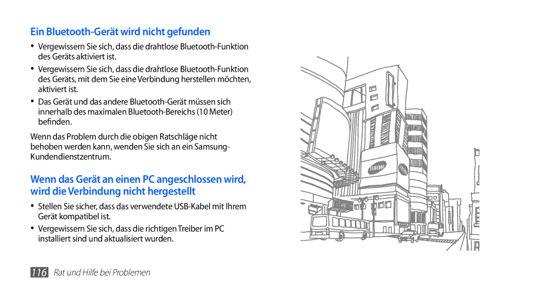 Samsung GT-S5830OKAXEO, GT-S5830OKZDBT, GT-S5830OKYXEG, GT-S5830OKADBT manual Ein Bluetooth-Gerät wird nicht gefunden 